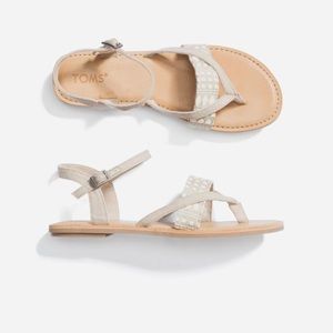 NWT Toms Lexie Novelty Canvas Sandal Stitch Fix SZ 10